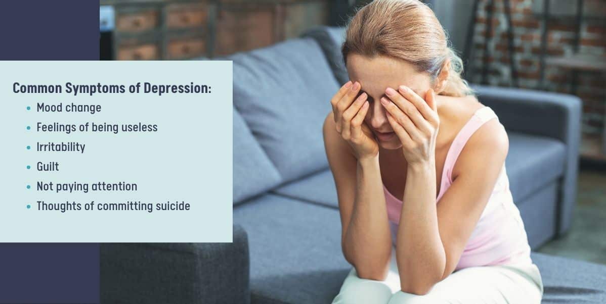 Common symptoms of depression