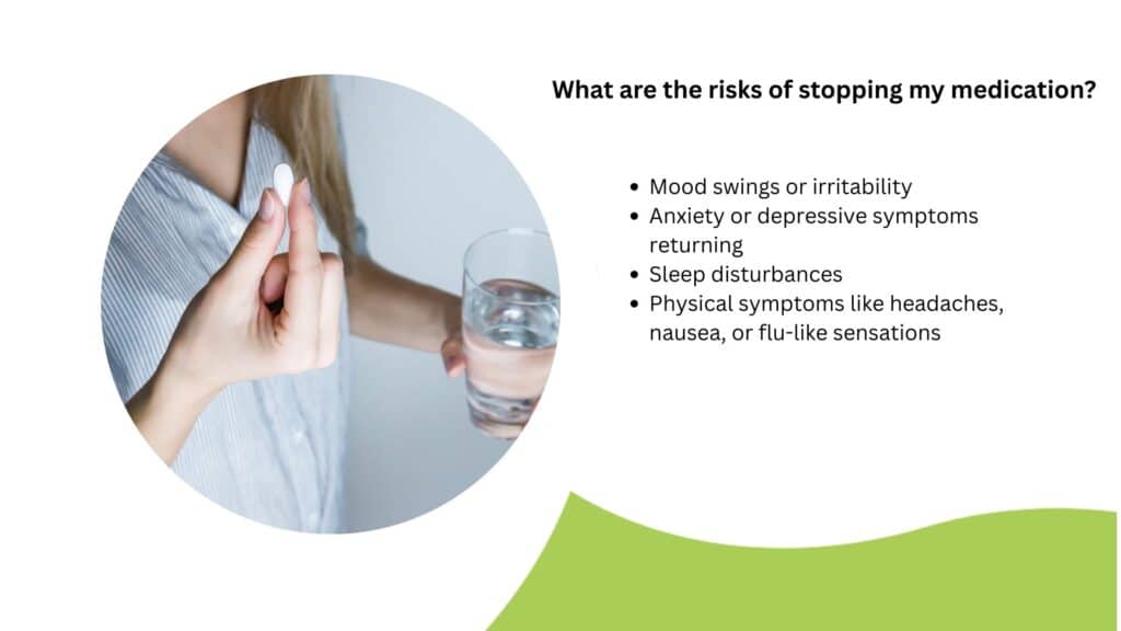 stopping medication info