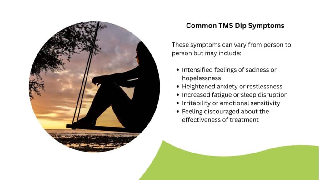 tms dip symptoms